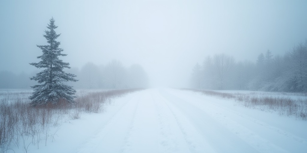 Molnigt väder i skogen